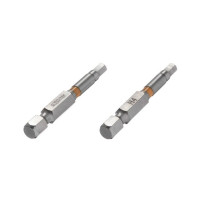 Комплект отверточных насадок Hex H4.0, S2, 2 ед., STORM INTERTOOL VT-0228
