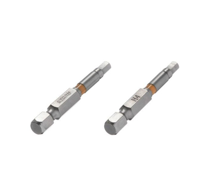 Комплект отверточных насадок Hex H4.0, S2, 2 ед., STORM INTERTOOL VT-0228