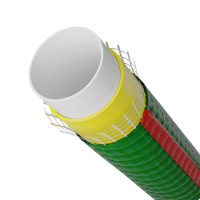 Шланг для воды 4 слойный, 3/4", 50 м, армированный, PVC INTERTOOL GE-4126