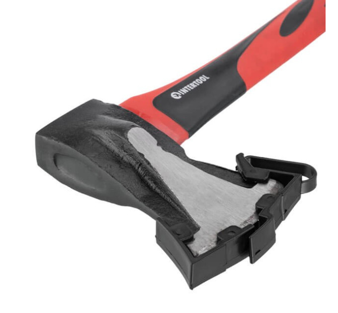 Колун кованый 1000 г, ручка из фибергласса INTERTOOL HT-0274