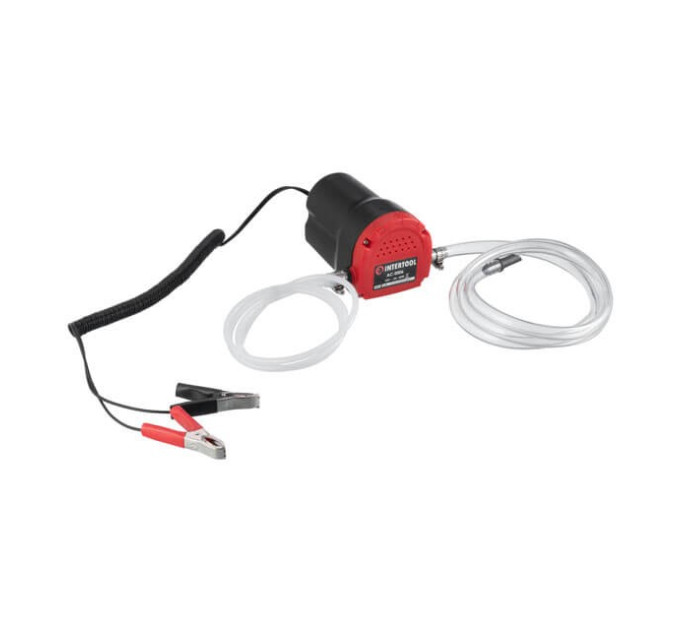 Насос вакуумный 12 В для откачки масла и дизельного топлива INTERTOOL AC-0006