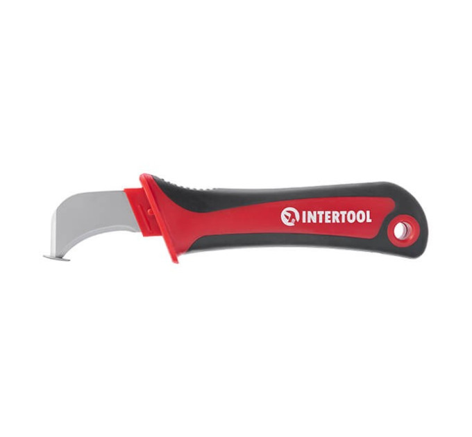 Ніж для зняття ізоляції з п'ятою INTERTOOL HT-0562