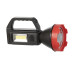 Фонарь аккумуляторный 1LED + 1COB LED, power bank, индикатор заряда, солнечная панель INTERTOOL LB-0107
