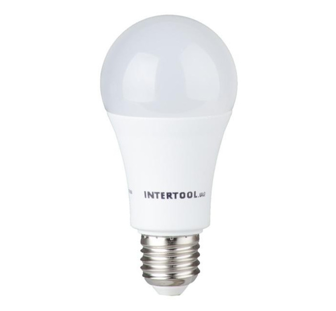 Светодиодная лампа LED 15 Вт, E27, 220 В, гарантия 3 года INTERTOOL LL-0017