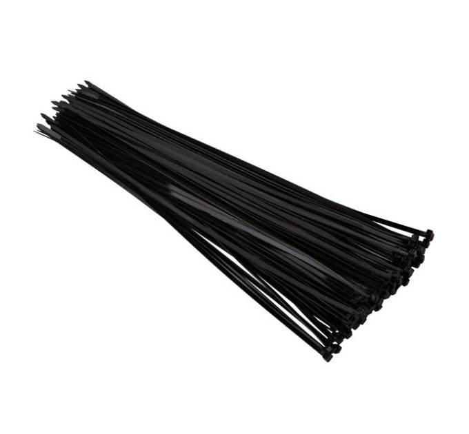 Хомут пластиковый 4,8*400 мм, черный, 100 ед. INTERTOOL TC-4841