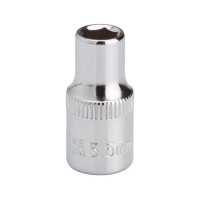 Головка шестигранная STORM 1/4", 5.5 мм, Cr-V INTERTOOL ET-0435