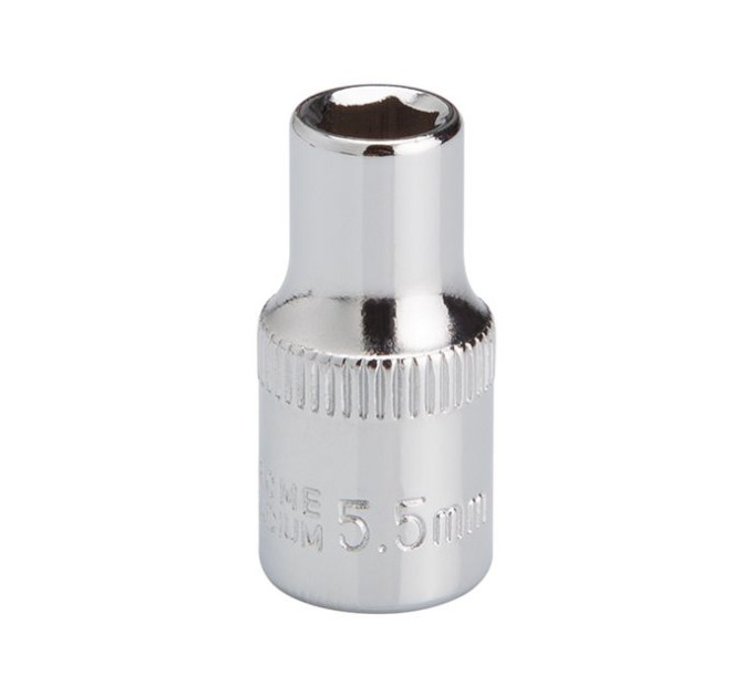 Головка шестигранная STORM 1/4", 5.5 мм, Cr-V INTERTOOL ET-0435