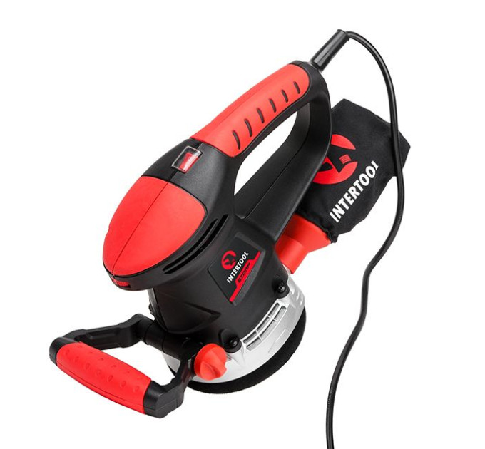 Шліфмашина ексцентрикова 480 Вт, 4000-14000 об/хв, 125 мм INTERTOOL WT-0542
