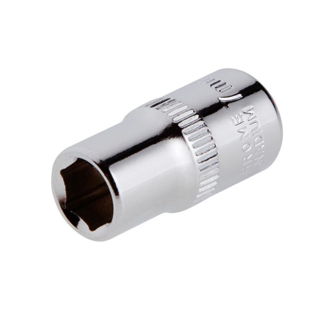 Головка шестигранная STORM 1/4", 7 мм, Cr-V INTERTOOL ET-0437