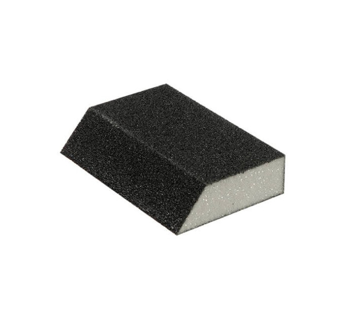 Губка для шлифования трапеция, оксид алюминия К60 INTERTOOL HT-0806