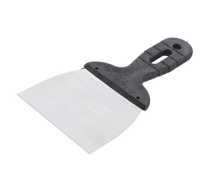 Шпатель из нержавеющей стали 100 мм INTERTOOL KT-2100