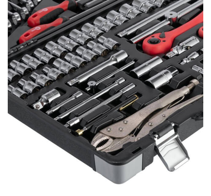 Профессиональный набор инструментов 1/4", 1/2", 101 ед., Cr-V INTERTOOL ET-7101