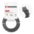 Леска для триммера "квадрат" витая армированная, 2,7 мм*15 м INTERTOOL DT-2329