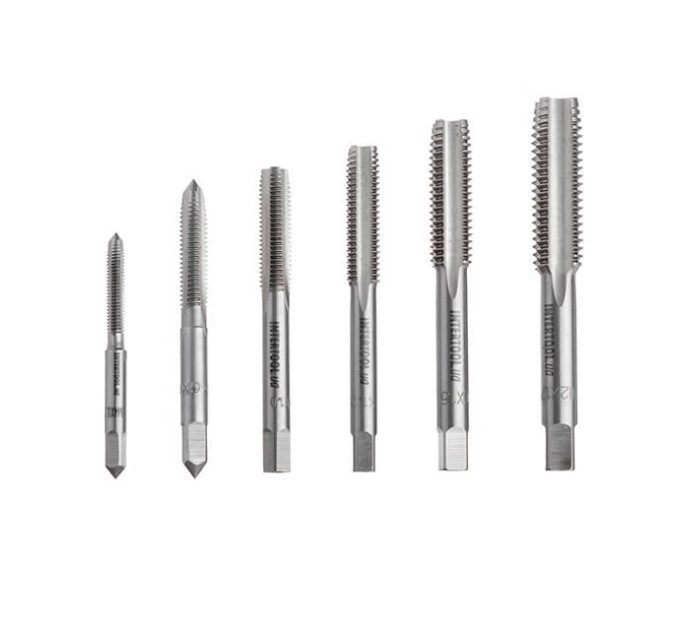 набор плашек M3-M12, метчиков M3-M12, 40 ед. INTERTOOL SD-8040