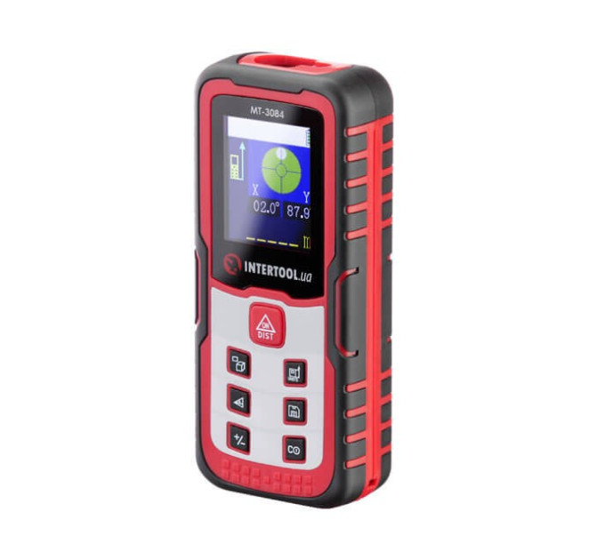 Дальномер лазерный 40 м, цветной дисплей INTERTOOL MT-3084