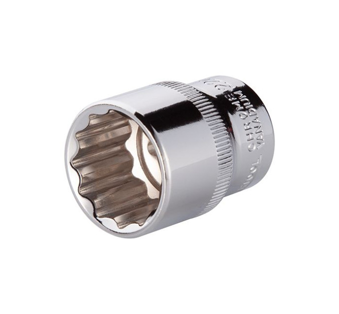 Головка дванадцятигранна STORM 1/2", 22 мм INTERTOOL ET-0222