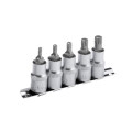 Набір сплайнів на планці М5-М12, 1/2", 5 од. INTERTOOL HT-1850