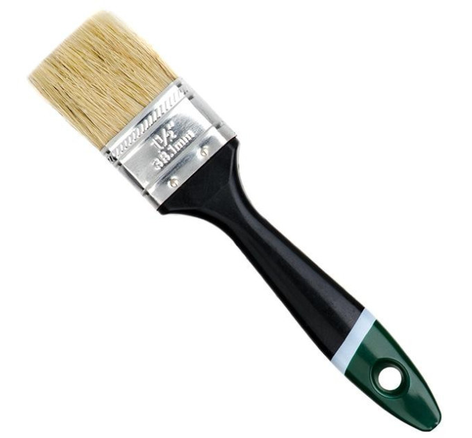 Кисть флейцевая 38*10,5*38 мм, пластиковая ручка INTERTOOL KT-1336