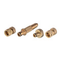Комплект латунная насадка для полива 1/2", коннектор с аквастопом 1/2", коннектор 1/2", адаптер 1/2" и 3/4", STORM INTERTOOL GE-1426