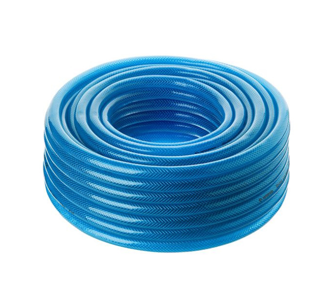 Шланг для воды 3 слойный, синий, 1/2", 30 м, армированный, PVC INTERTOOL GE-4055