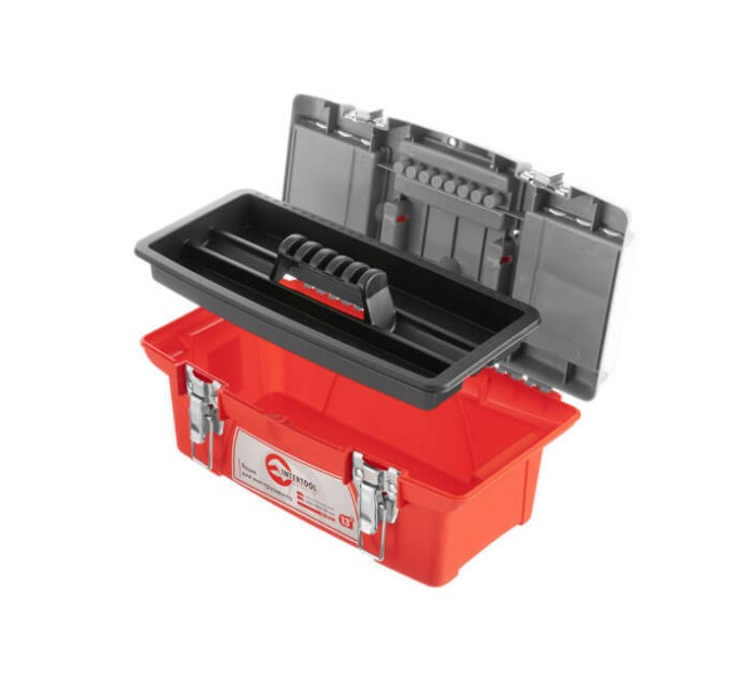 Ящик для інструментів з металевими замками 13" 335*185*130 мм INTERTOOL BX-0513