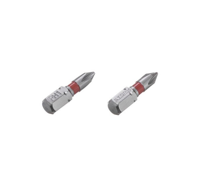 Комплект отверточных насадок PH1, S2, 2 ед., STORM INTERTOOL VT-0217