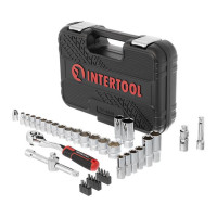 Набор инструментов 39 ед., STORM 3/8", Cr-V INTERTOOL ET-8039