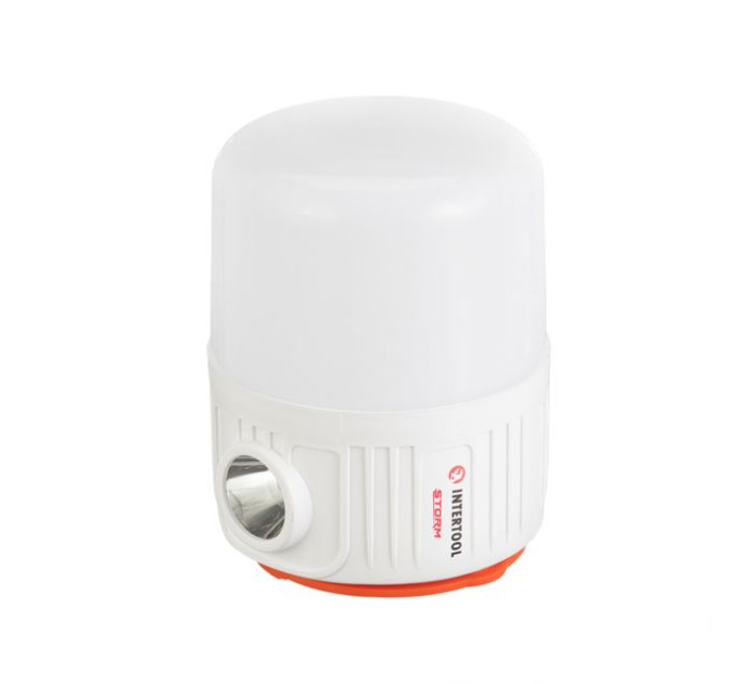 Фонарь для кемпинга, солнечная панель, ДУ, STORM INTERTOOL LB-0214