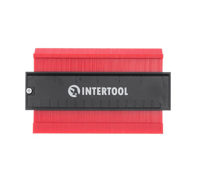 Шаблон для копіювання контуру 150 мм, ABS, з фіксатором INTERTOOL MT-0015