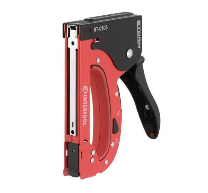 Степлер строительный для скоб, STORM INTERTOOL RT-0103