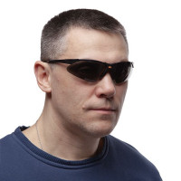 Защитные очки защитные, поликарбонат, заушины нейлон, резиновая накладка для носа, защита от удара INTERTOOL SP-0097