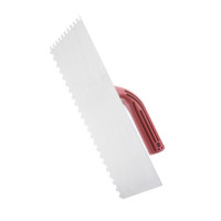 Затирка стальная оцинкованная 280*130 мм, 6*6 мм INTERTOOL KT-0005