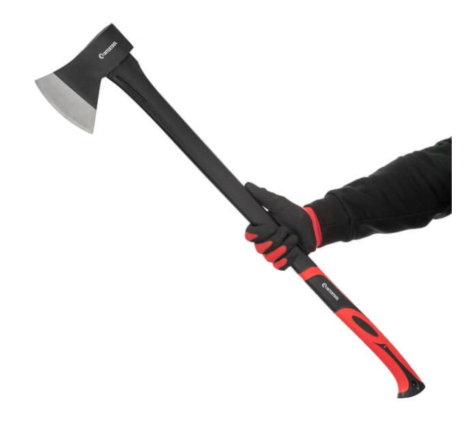 Сокира 1250 г, ручка з фібергласу INTERTOOL HT-0264