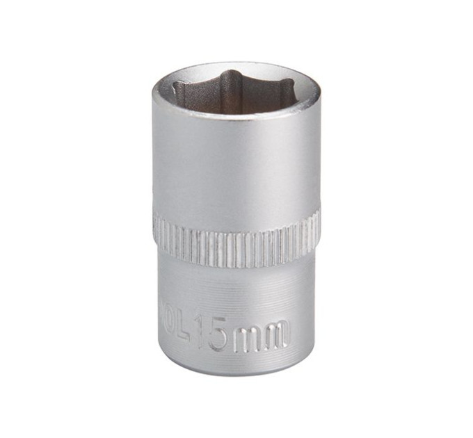 Головка шестигранна 1/2", 15 мм INTERTOOL ET-2015