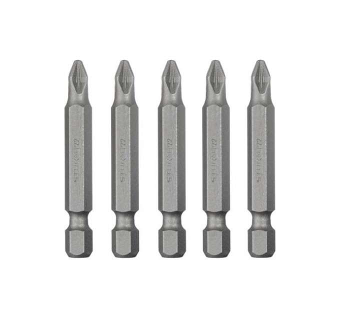 Комплект насадок викруткових PZ2, ACR, S2, 5 од., STORM INTERTOOL VT-0204