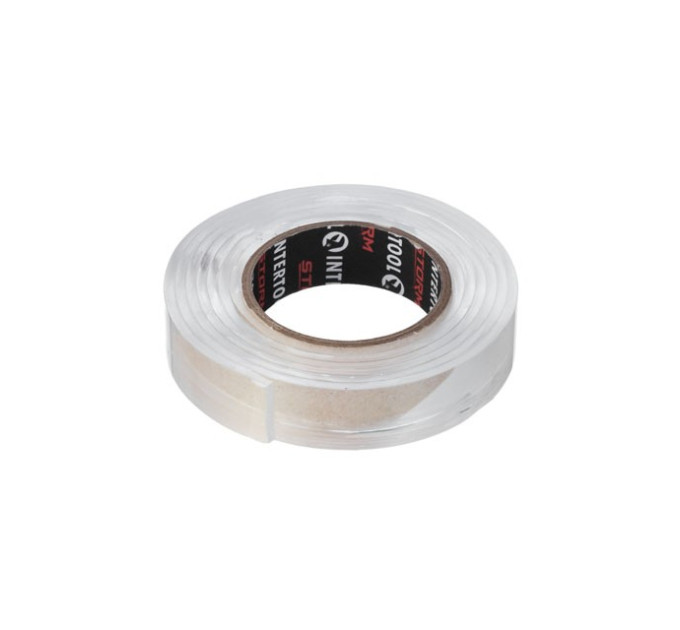 Стрічка клейка двостороння DOUBLE FIX 1 м, 15*2 мм, прозора, акрил, STORM INTERTOOL KT-0826