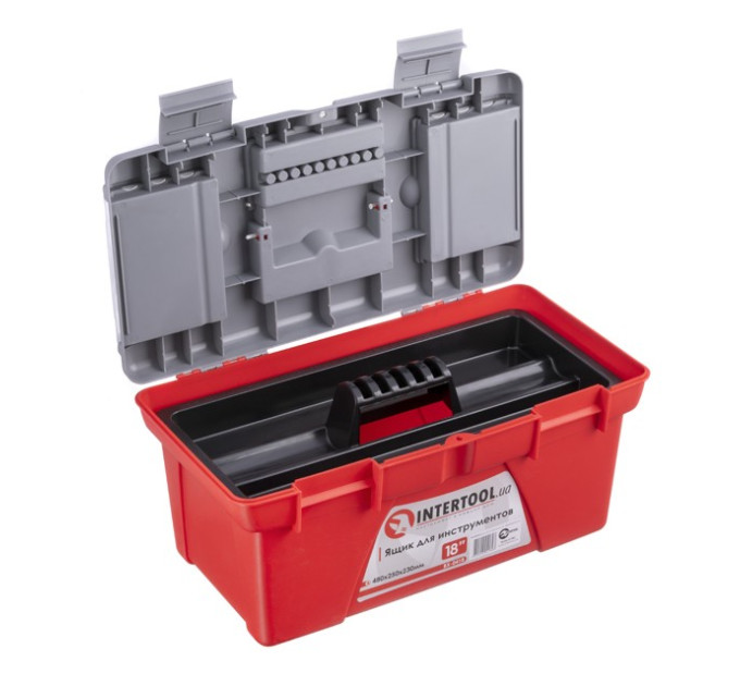 Ящик для инструмента 18" 480*250*230 мм INTERTOOL BX-0418