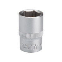 Головка шестигранная 1/2", 17 мм INTERTOOL ET-2017