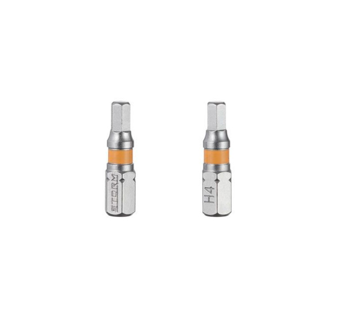 Комплект отверточных насадок Hex H4.0, S2, 2 ед., STORM INTERTOOL VT-0227
