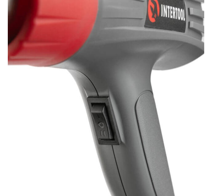 Фен технический 2000 Вт, 400-600°С, 300-500 л/мин, 2 режима INTERTOOL DT-2416
