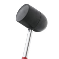 Киевлянка резиновая 1250 г, черная резина, металлическая ручка INTERTOOL HT-0228