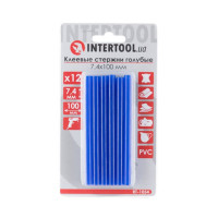 Комплект стрижнів клейових блакитних 7,4*100 мм, 12 од. INTERTOOL RT-1054