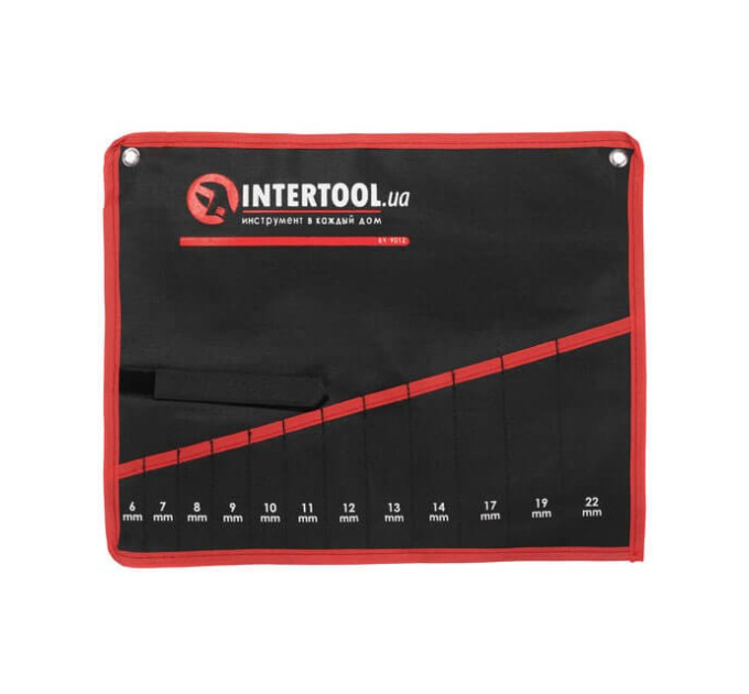 Чехол для гаечных ключей, 12 карманов INTERTOOL BX-9012