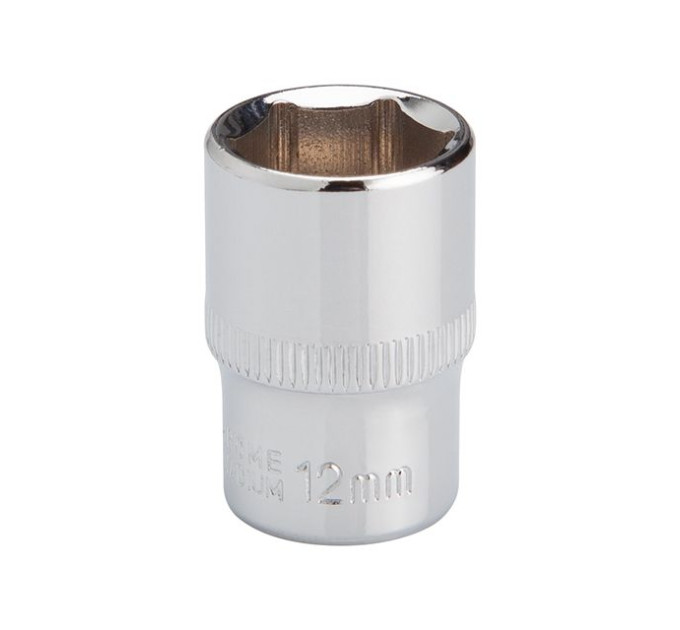Головка шестигранная STORM 1/4", 12 мм, Cr-V INTERTOOL ET-0442