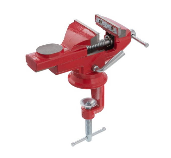 Тиски слесарные поворотные 60 мм INTERTOOL HT-0054