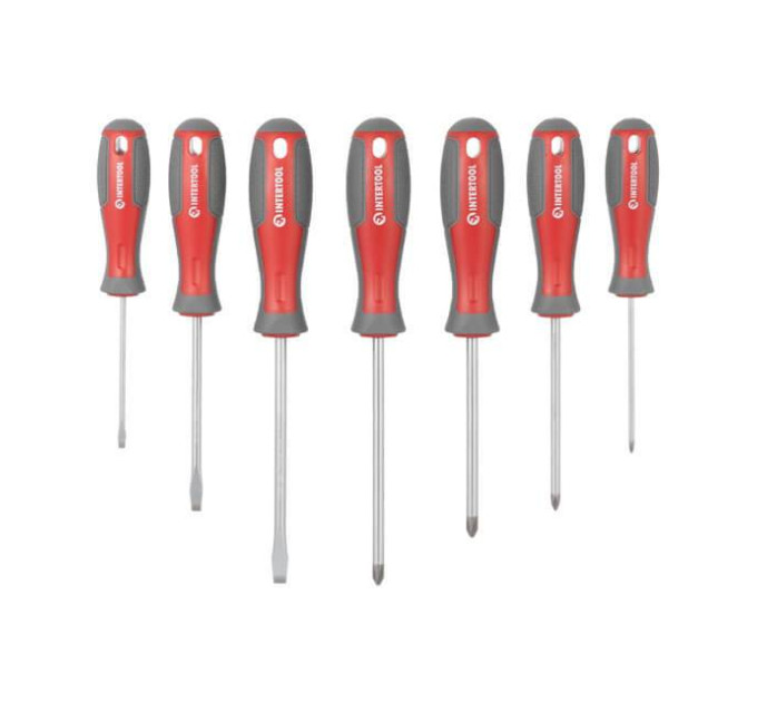 набор отверток с комплектом насадок и головок 63 ед. INTERTOOL VT-3363
