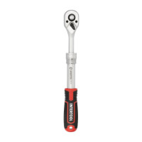 Рукоятка с храповым механизмом телескопическая STORM, 72 зуба 3/8", Cr-V INTERTOOL ET-8005