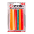 комплект стержней клеевых цветных 11,2*100 мм, 12 ед. INTERTOOL RT-1027