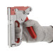 Степлер строительный для скоб, прорезиненная рукоятка INTERTOOL RT-0102