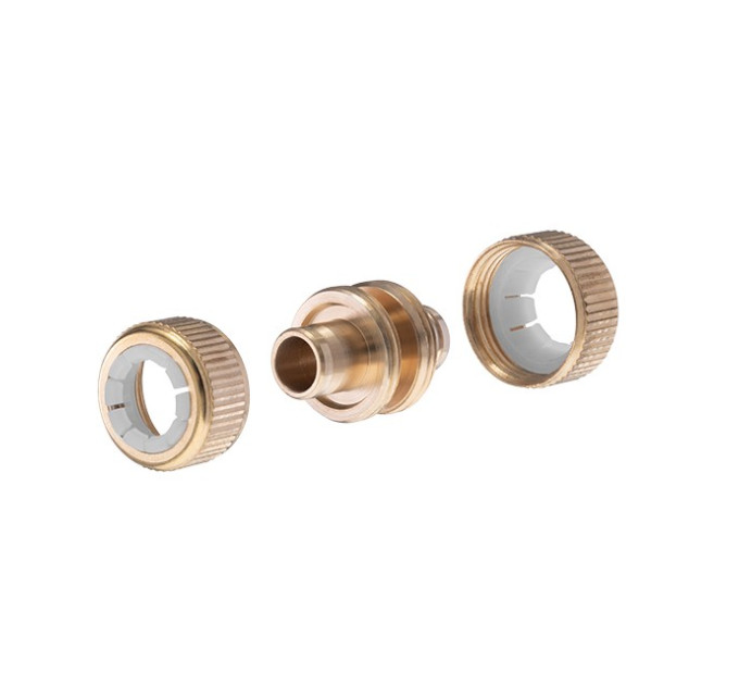Муфта латунная ремонтно-соединительная для шланга 1/2" STORM INTERTOOL GE-1213